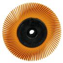 Scotch-Brite™ Precision Radial Bristle Brush, PN-RB, 80+, 6 in x 1/2 in x 1 in, Type A, with Adapter, 5 ea/Case