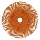 Scotch-Brite™ Precision Radial Bristle Brush, PN-RB, 80+, 50,8 mm x 9,525 mm (2 Zoll x 3/8 Zoll), Typ C,