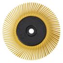 Scotch-Brite™ Radial Bristle Brush BB-ZB mit Kunststoff-Flansch, gelb, 193,5 mm x 25,4 mm, P80, Typ C