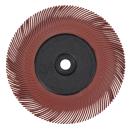 Scotch-Brite™ Radial Bristle Brush BB-ZB mit Kunststoff-Flansch, rot, 193,5 mm x 25,4 mm, P220, Typ C