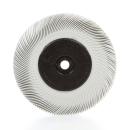 Scotch-Brite™ Radial Bristle Brush BB-ZB mit Kunststoff-Flansch, weiß, 152,4 mm x 11,11 mm x 25,4 mm, P120, Typ C