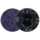 Scotch-Brite™ Roloc™ Präzisions-Vliesscheibe Heavy Duty, HD-DR, X-Extra Coarse 60+, TR, 51 mm, 25/Carton, 100 ea/Case