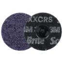 Scotch-Brite™ Roloc™ Präzisions-Vliesscheibe Heavy Duty, HD-DR, X-Extra Coarse 60+, TR, 76 mm, 25/Carton, 100 ea/Case