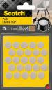 Scotch® Extra weiche Filzpads SP84A18, selbsthaftend, beige, Ø 13 mm, 25/Packung