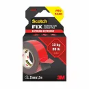 Scotch-FIX™ Extreme doppelseitiges Außenmontageband 414H-XTEXT-EU, 25 mm x 1,5m, 1 Rolle/Packung