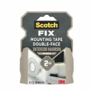 Scotch-FIX™ Schmales doppelseitiges Montageband für den Innenbereich 914140-1020N-F, 2 kg, 10 mm x 2 m, 1 Rolle/Packung