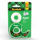Scotch® Magic™ Klebeband, 19 mm x 15 m, 1 Rolle auf Handabroller + 1 Rolle mit 10 m GRATIS/Packung