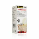 Scotch® Transparentes Klebeband 550, 19 mm x 33 m, 8 Rollen
