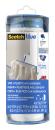 ScotchBlue™ Malerabdeckfolie mit Klebeband im Kunststoffspender PTD2093EL-107, 2,72 m x 17 m (46,2 m2), 1 Rolle/Paket, 100% PEFC, SGSCH-PEFC-COC-110078