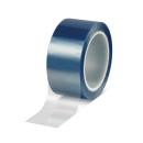 tesa® 50625 PET-Abdeckband 200°C, 66m x 1050mm, blau-transparent, Slitter