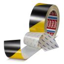 tesa® 60960 kratzfestes PET Bodenmarkierungsband, 20m x 50mm, schwarz-gelb