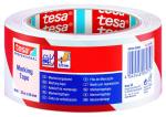 tesa® Professional 60760 Markierungsband, temporär, 33m x 50mm, rot-weiss