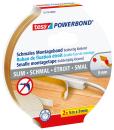 tesa® 55714 Powerbond Slim, 5m x 18mm, weiss